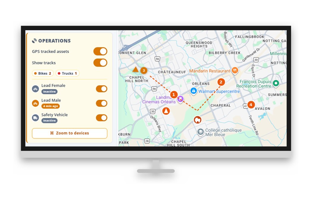 Live GPS Tracking